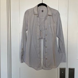 Olivia Palermo Open back bandeau Blouse